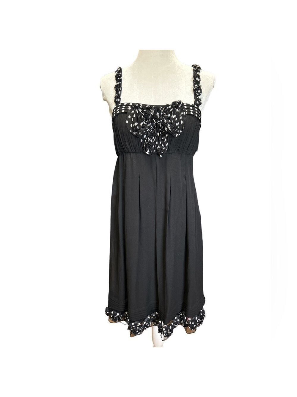 Sue Wong Black and White Midi Dress - Picture 2 of 8